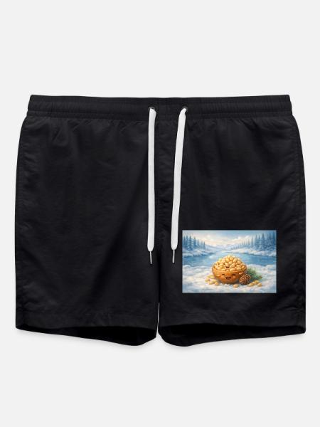 Pine nuts - Swim Trunks - black