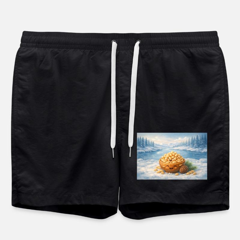 Pignons de pin - Short de bain - noir
