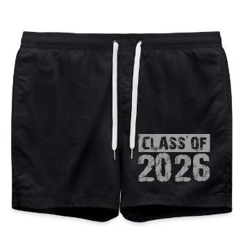 Promotion 2026 - Étudiant Étudiant - Short de bain - noir - Devant - AI Model Male 185 light (185cm)