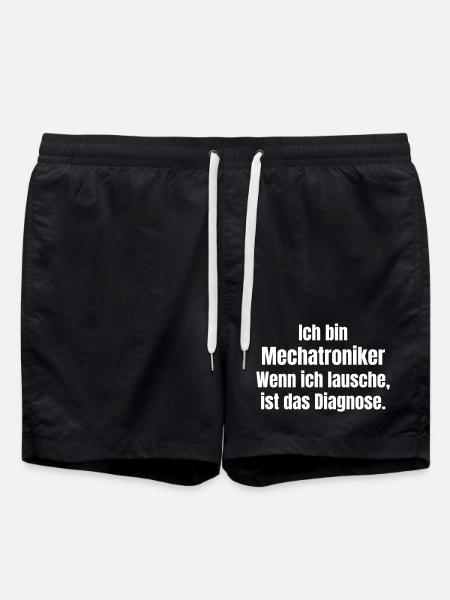 Mechatronics Technician Diagnosis Lach - Swim Trunks - black