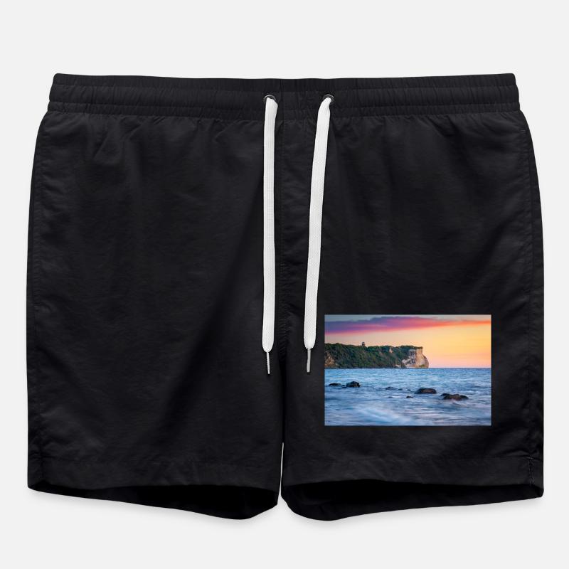 Lever de soleil au cap Arkona - Short de bain - noir