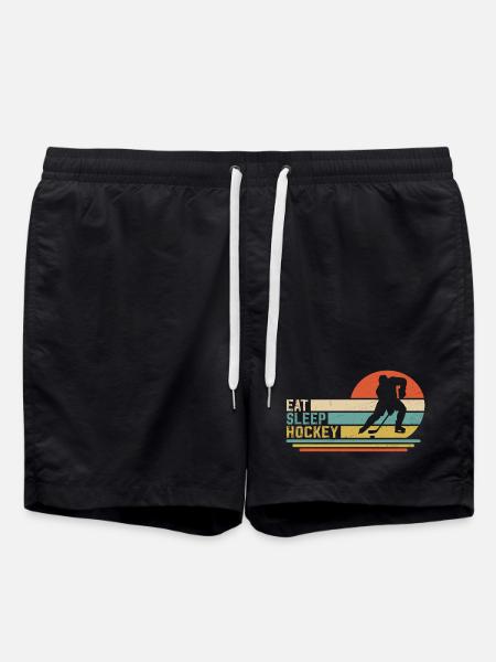 Eishockey Hockey  - Swim Trunks - black