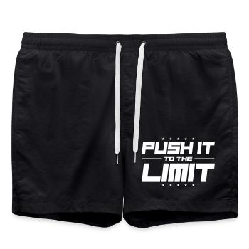 Push It To The Limit - Swim Trunks - black - Front - AI Model Male 185 light (185cm)