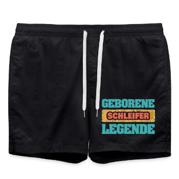 Legend Grinder - Swim Trunks - black - Front - AI Model Male 185 light (185cm)