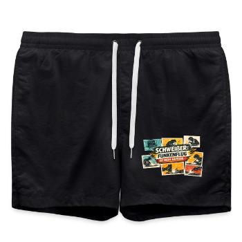 Flying Sparks Glitter Power - Swim Trunks - black - Front - AI Model Male 185 light (185cm)