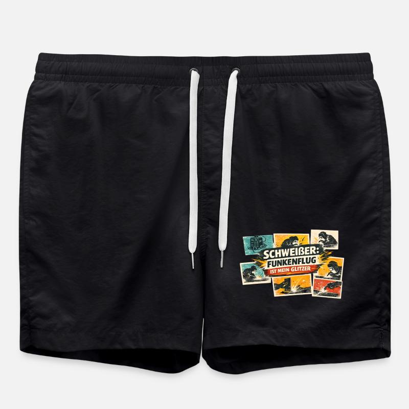 Flying Sparks Glitter Power - Swim Trunks - black