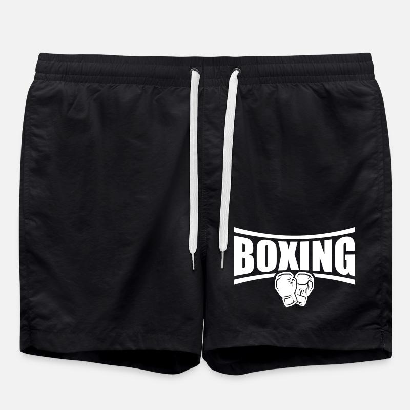 Boxing Boxen - Badeshorts - Schwarz