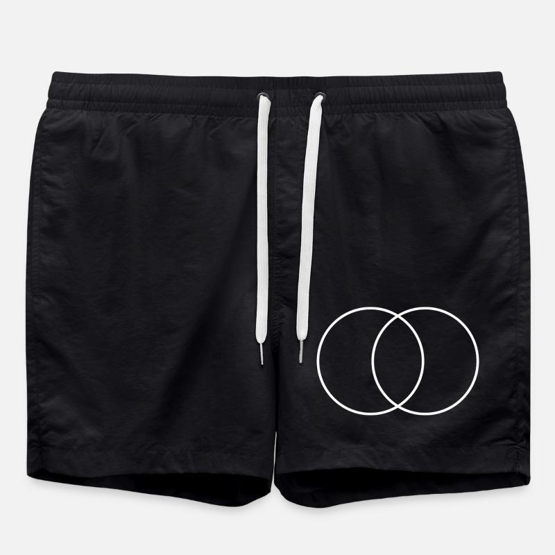 Vesica Piscis - Badeshorts - Schwarz