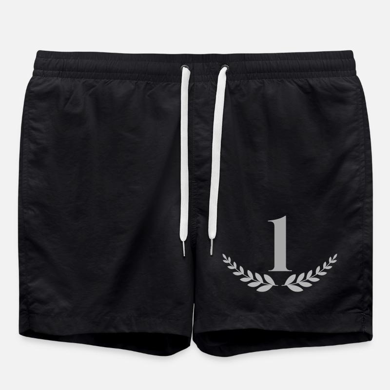 1 - Badeshorts - Schwarz