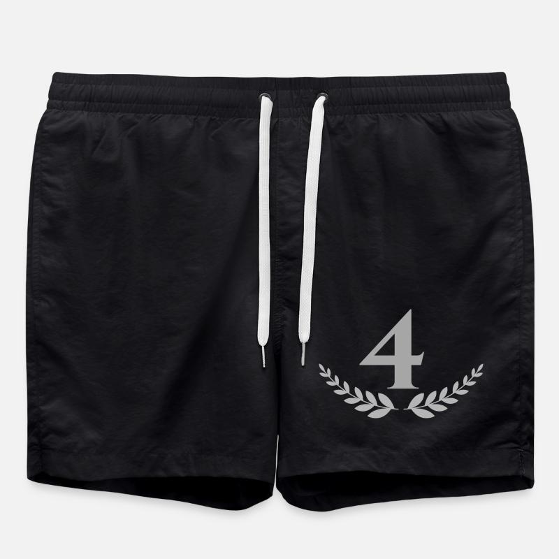 4 - Badeshorts - Schwarz