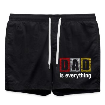 Dad Is Everything Shirt - Swim Trunks - black - Front - AI Model Male 185 light (185cm)