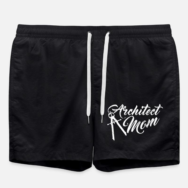Berger allemand rétro - Short de bain - noir