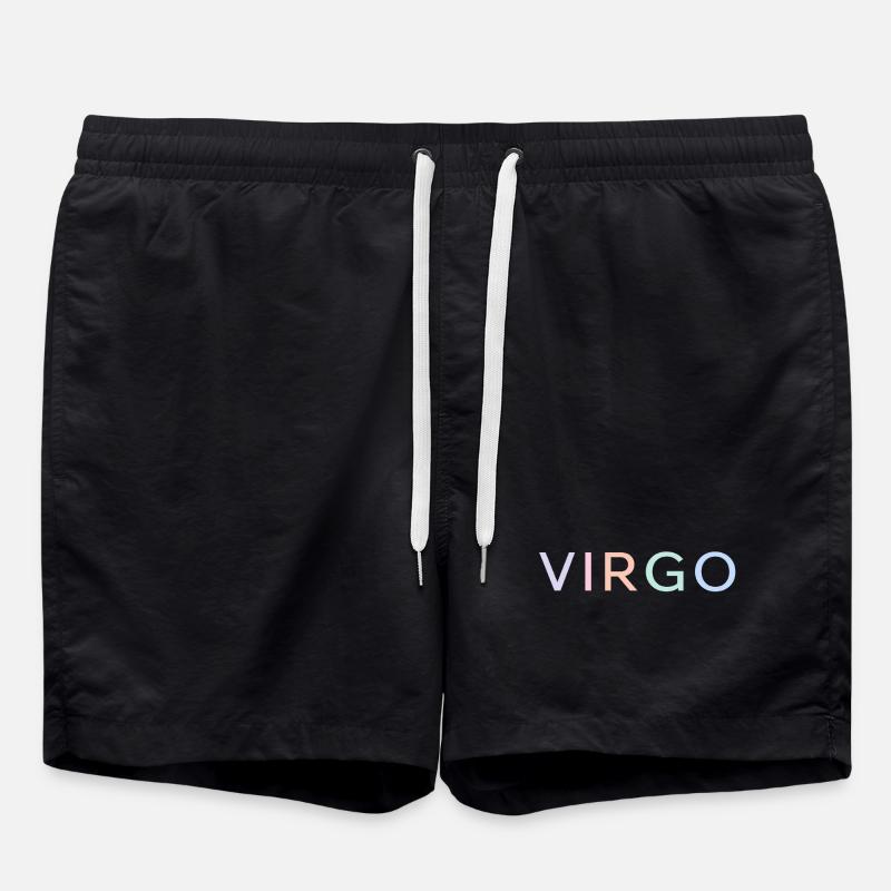 Pastel Virgo Gradient-Schriftart - Badeshorts - Schwarz