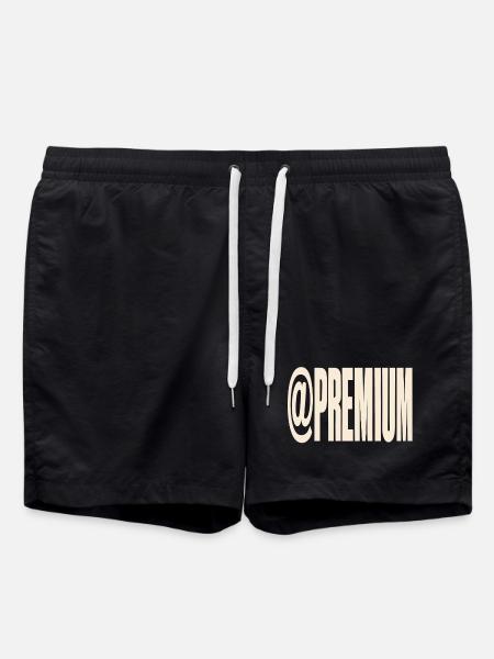 Premium Typography @PREMIUM - Swim Trunks - black