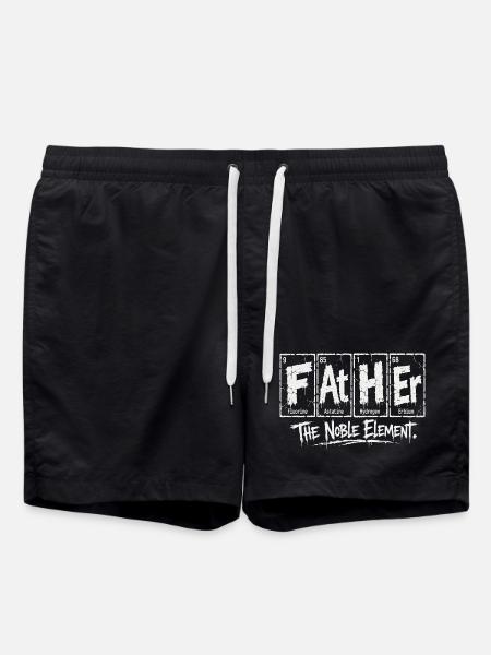 Père – L’Élément Noble - Short de bain - noir