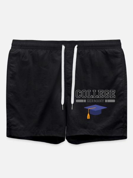 College - Swim Trunks - black