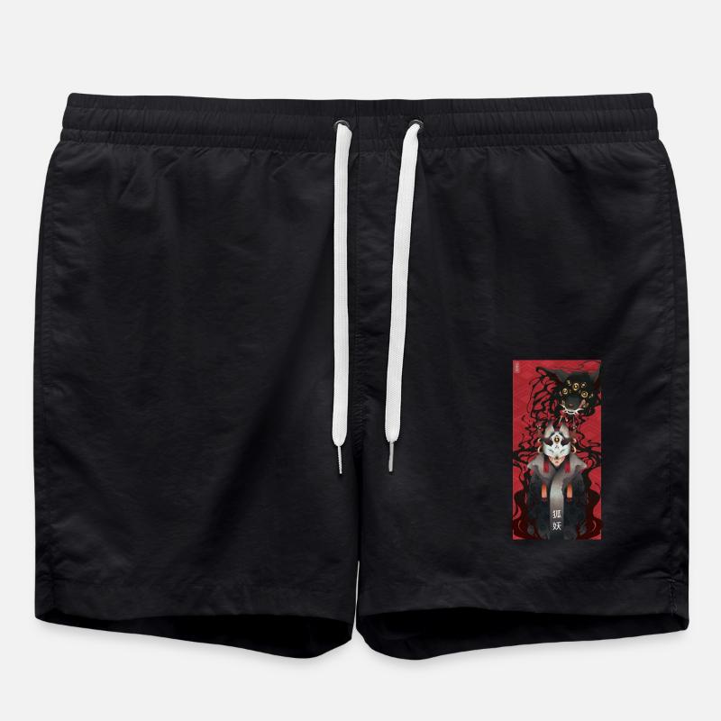 Meister der Dämonen - Badeshorts - Schwarz