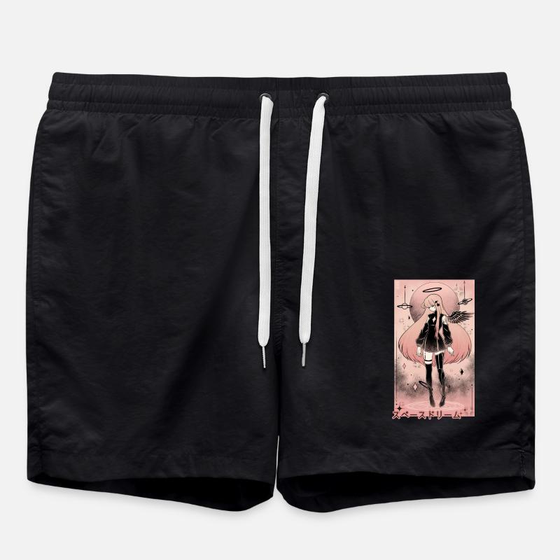 Bright Space Dream - Swim Trunks - black