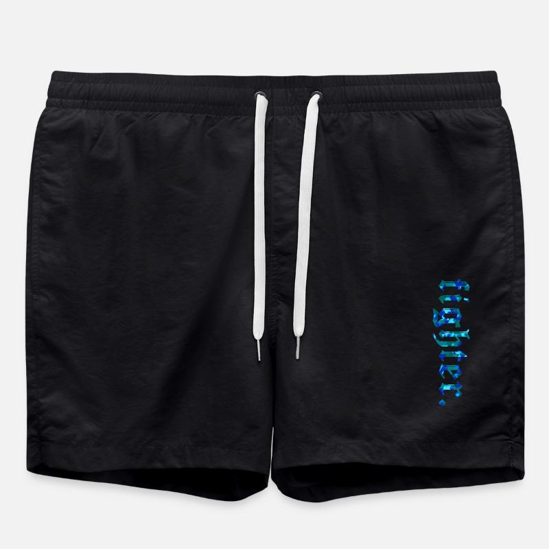 Chasseur FischerS. Tons bleus - Short de bain - noir