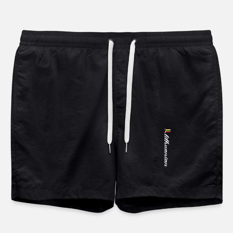 Lithuania - Swim Trunks - black