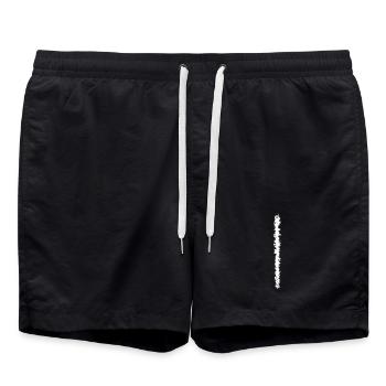 Chaîne à pointes - Short de bain - noir - Devant - AI Model Male 185 light (185cm)
