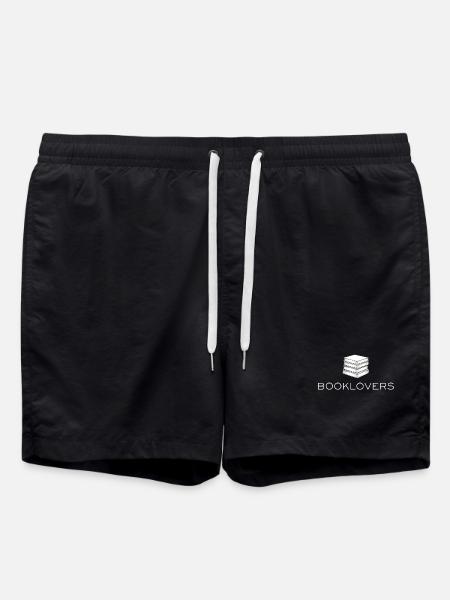 Booklover - Swim Trunks - black