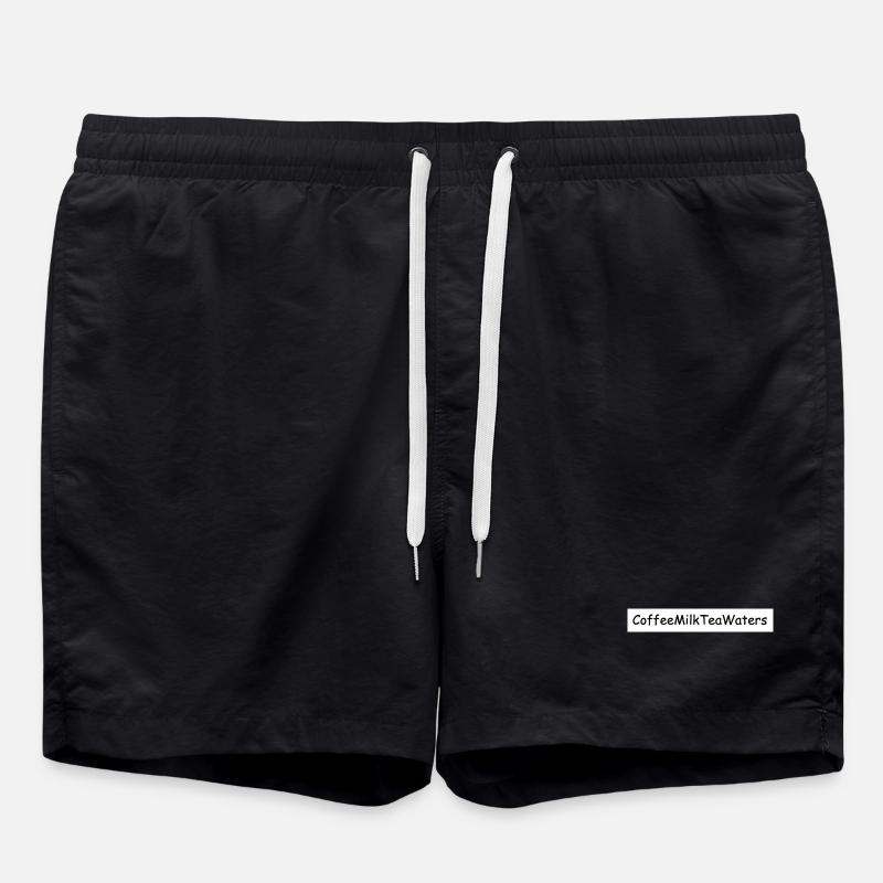 Coffeemilkteawaters - Swim Trunks - black