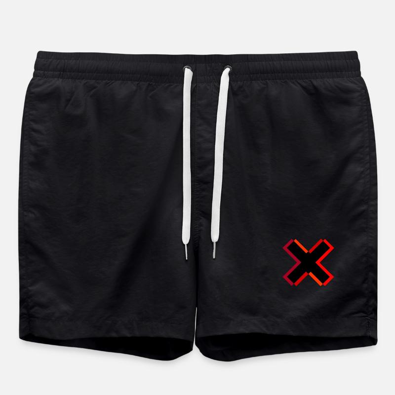 Urbaner Glanz - Badeshorts - Schwarz