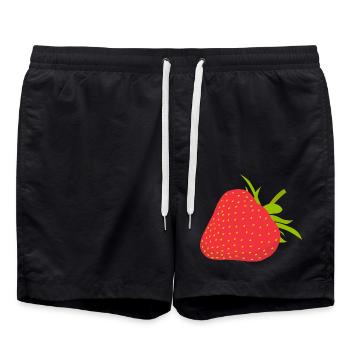 Fraise - Short de bain - noir - Devant - AI Model Male 185 light (185cm)