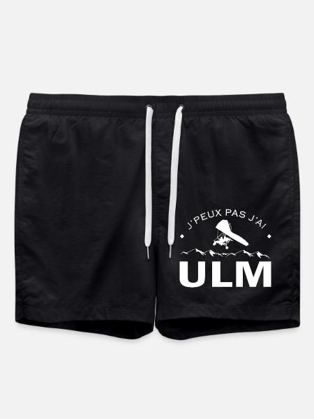 j'peux pas j'ai ULM cadeau homme femme sport ulm - Short de bain - noir