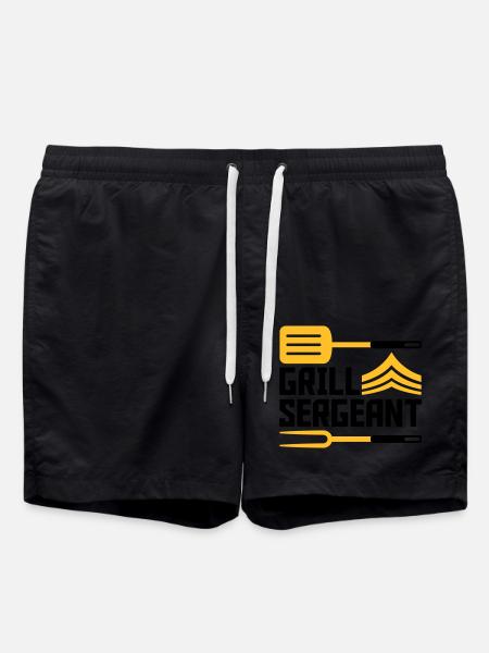 Grill Master Grill Sergeant BBQ - Swim Trunks - black