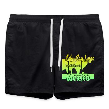 Cabo San Lucas Mexico - Badeshorts - Schwarz - Vorne - AI Model Male 185 light (185cm)