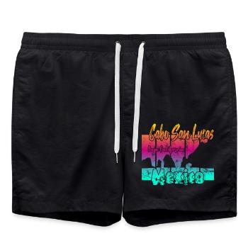 Cabo San Lucas Mexico - Badeshorts - Schwarz - Vorne - AI Model Male 185 light (185cm)