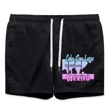 Cabo San Lucas Mexico - Badeshorts - Schwarz - Vorne - AI Model Male 185 light (185cm)