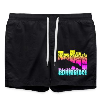 Morong Beach Philippines - Short de bain - noir - Devant - AI Model Male 185 light (185cm)