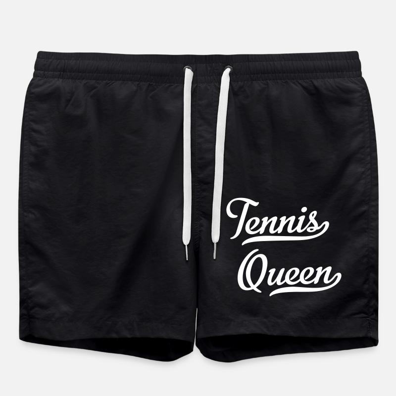 Tennis Queen - Swim Trunks - black