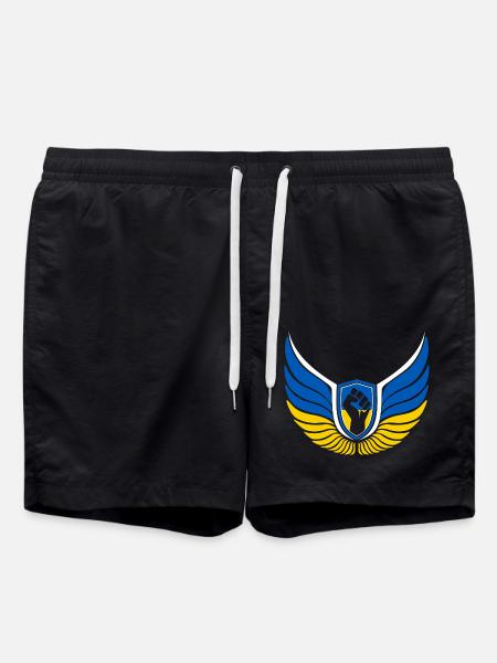 Ukraine Logo - Swim Trunks - black