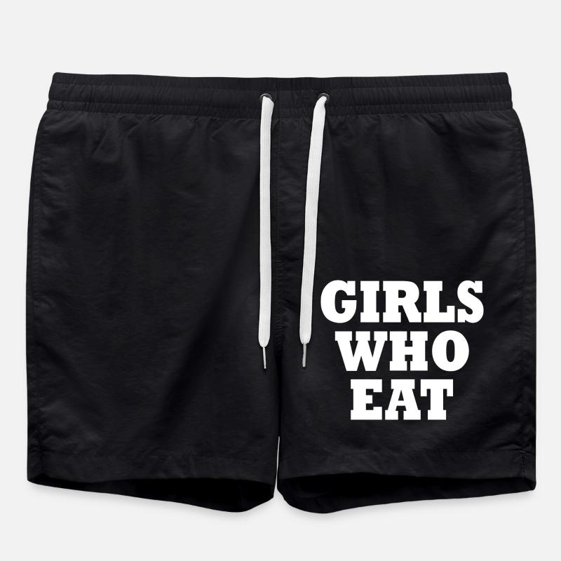 Girls who eat - Swim Trunks - black