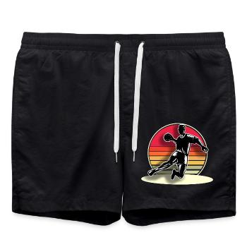 Handball Handballeur - Short de bain - noir - Devant - AI Model Male 185 light (185cm)
