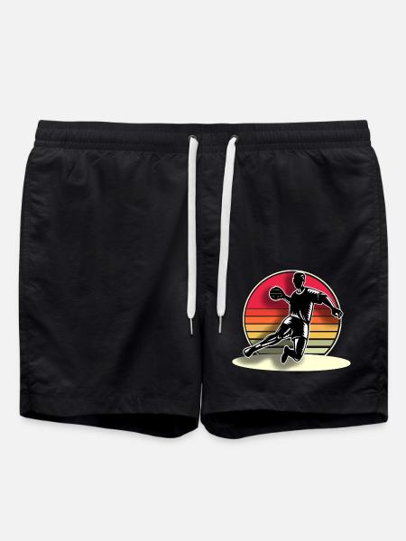 Handball Handballer - Badeshorts - Schwarz