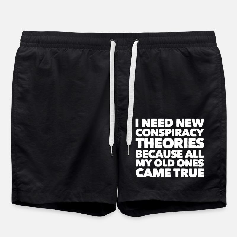 Truther - Swim Trunks - black