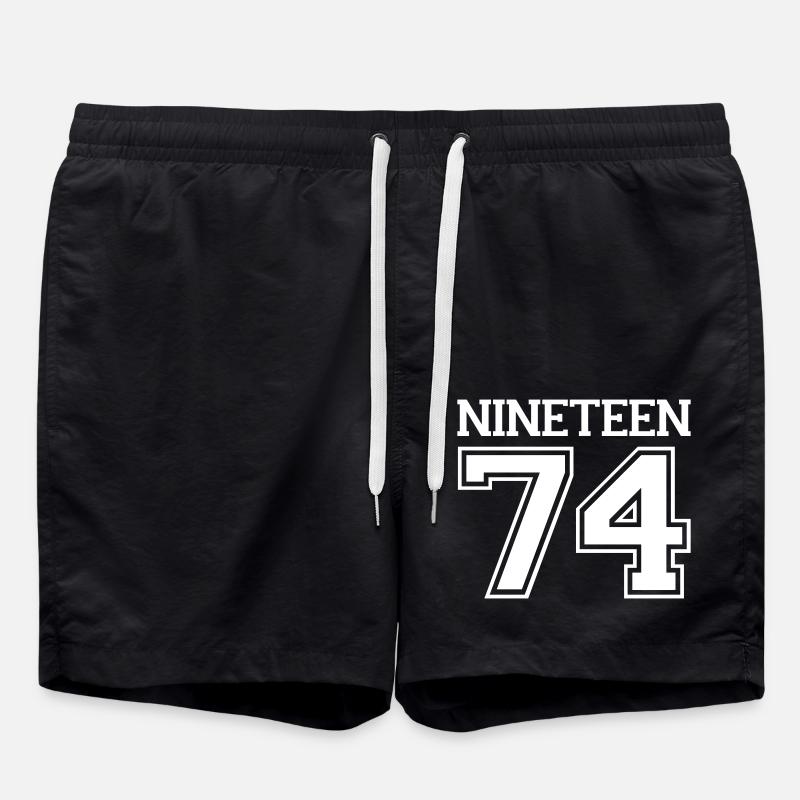 1974 - Swim Trunks - black
