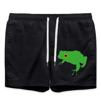 Grenouille - Short de bain - noir - Devant - AI Model Male 185 light (185cm)