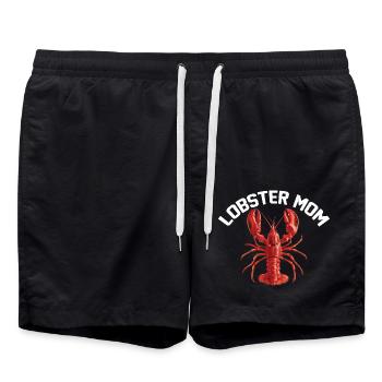Lobster Mom 2 - Badeshorts - Schwarz - Vorne - AI Model Male 185 light (185cm)