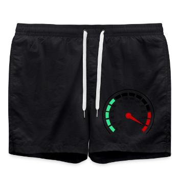 Tacho - Badeshorts - Schwarz - Vorne - AI Model Male 185 light (185cm)