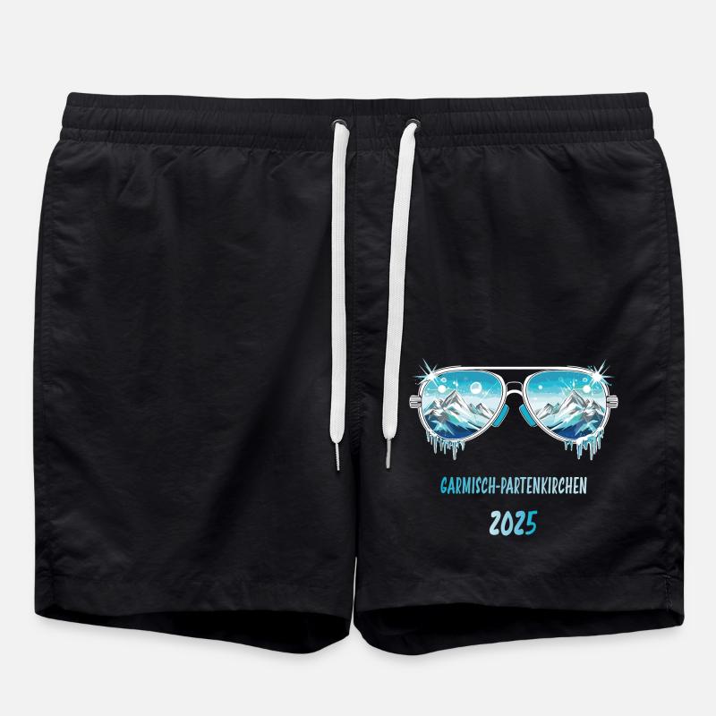 GARMISCH PARTENKIRCHEN 2025 - Swim Trunks - black