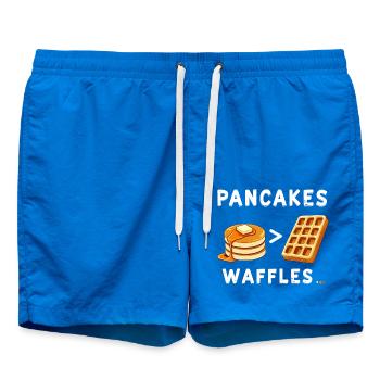 Crêpes sur gaufres - Short de bain - cobalt blue - Devant