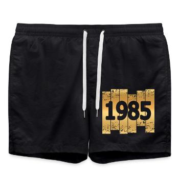 Doré 1985 - Short de bain - noir - Devant - AI Model Male 185 light (185cm)