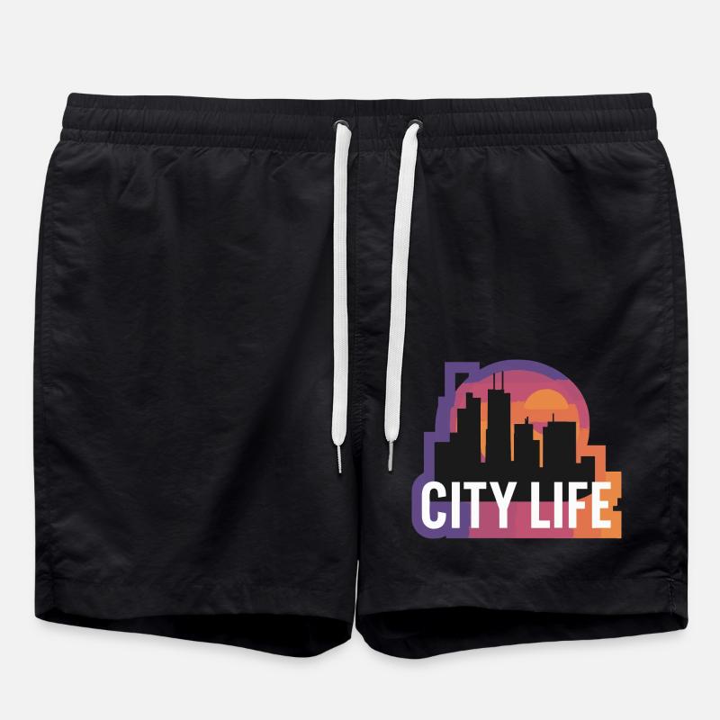 STADTLEBEN - Badeshorts - Schwarz