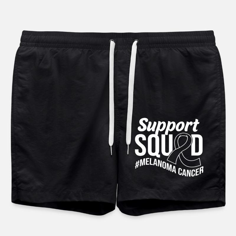 Skin cancer melanoma - Swim Trunks - black